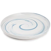 Thyme & Table Dinnerware Blue Marble Stoneware, 12 Piece Set