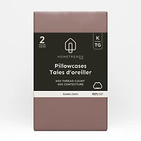 hometrends 100% Cotton Pillowcases, Size: Standard/King