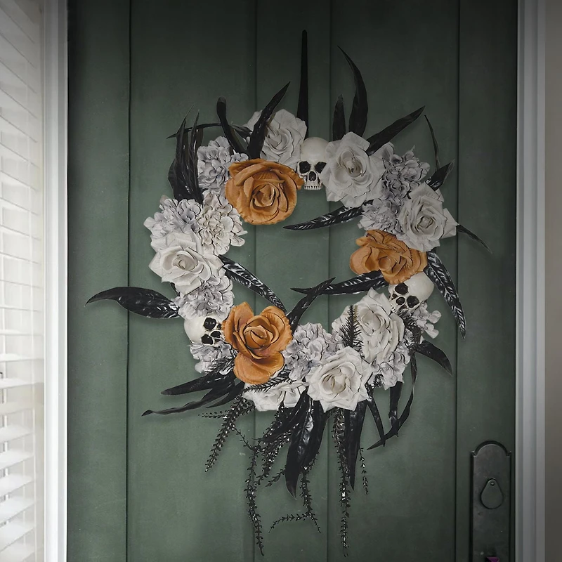 WAY TO CELEBRATE COURONNE CRÂNE 23.5"