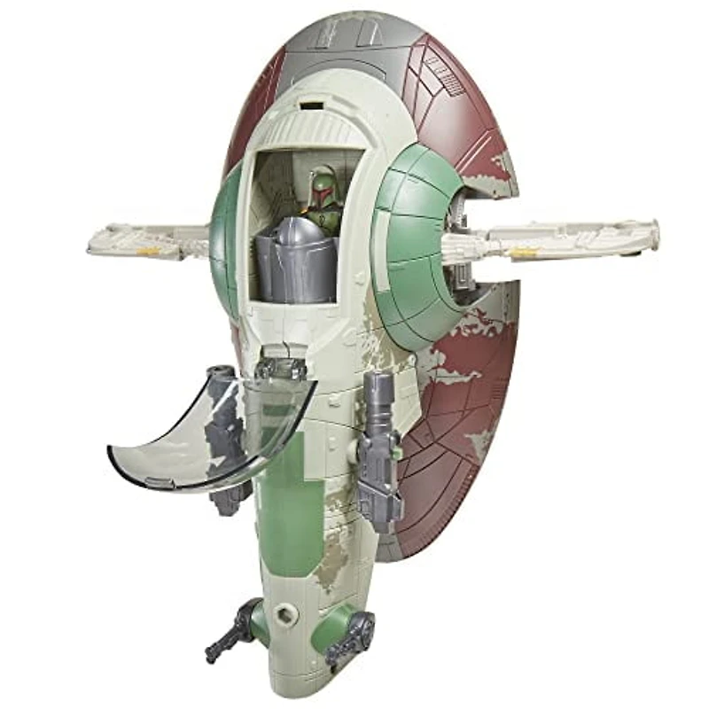 Star Wars Mission Fleet, Attaque de vaisseau stellaire, Boba Fett et vaisseau, figurine et véhicule, dès 4 ans