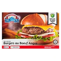 Burger au boeuf cru Angus d'Al Safa Halal 800g