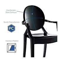 Heavenly Collection Plastic Arm Chair