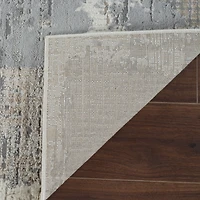 Rug Branch Nomad Abstract Indoor Area Rug, Cream Grey, Modern - Living Room, Bedroom, Dining Room, and Kitchen