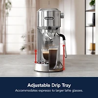 Machine à expresso De'Longhi Dedica Duo - Acier inoxydable Marque n°1 de machines à expresso