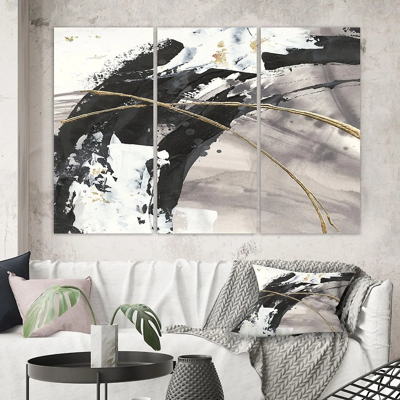 Designart Arcs peints glam I Art mural sur toile