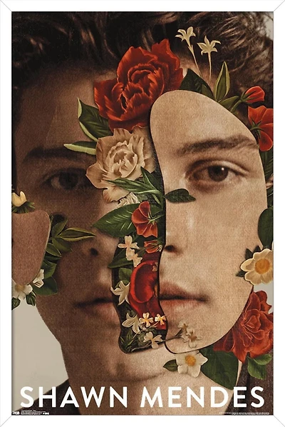 Shawn Mendes - Floral Wall Poster, 22.375" x 34"