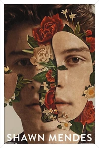 Shawn Mendes - Floral Wall Poster, 22.375" x 34"