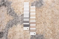 ECARPET Trellis Frieze Area Rug Fluffy Carpet for Bedroom, Ultra Soft & Plush Annica Collection