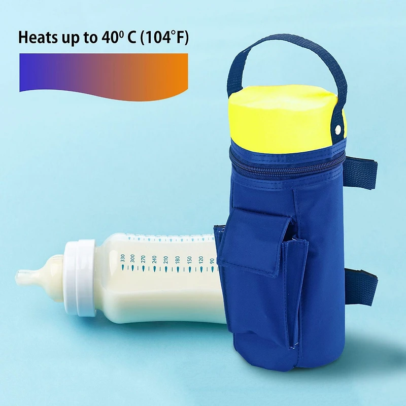 Koolatron 12V Electric Baby Bottle Warmer, Portable Milk Heater for Travel & Home