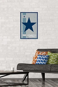 NFL Dallas Cowboys - Retro Logo 14 Wall Poster
