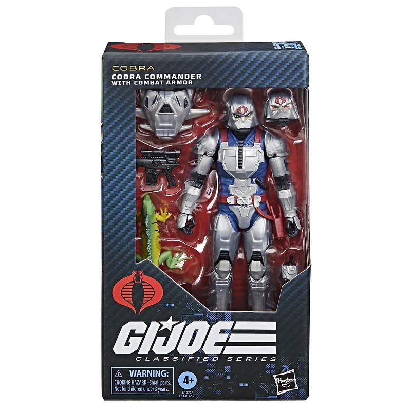 G.I. Joe Classified Series #168, Cobra Commander With Combat Armor, 6 Inch Action Figure