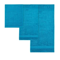 Ensemble de 8 serviettes en coton 100% zéro torsion 600 GSM Camelot, hautement absorbant | 2 serviettes de bain, 2 essuie-mains et 4 débarbouillettes