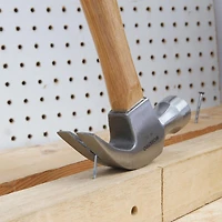 WorkPro 16 Oz Wooden Claw Hammer, Wood Handle