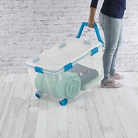 Sterilite Boîte Étanche 114L Litres avec Roulettes