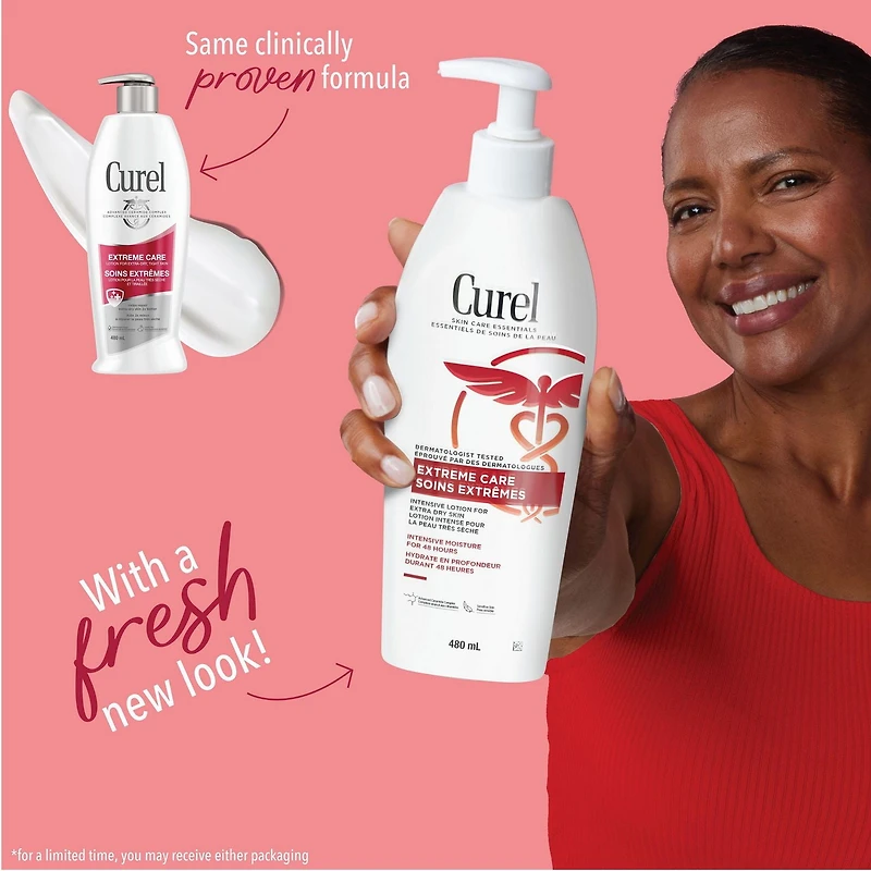Curel® Extreme Care Intensive Lotion, Body Moisturizer for Extra-Dry, Tight Skin, 480mL, 480 ml