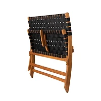 Patioflare Nylon Weave Folding Bench