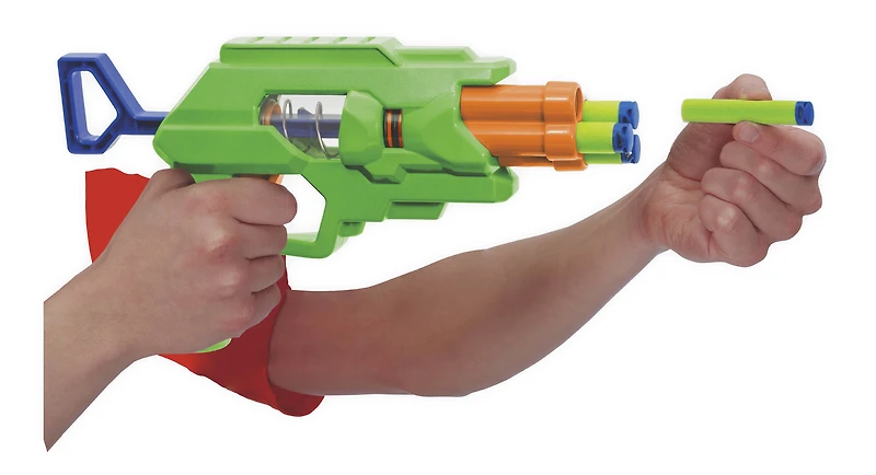 Ensemble de lance-dards en mousse Adventure Force Combo Strike, 4 blasters avec 20 dards Accu-Blast, compatible avec la plupart des blasters NERF et XShot, 8+