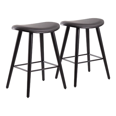 Saddle Counter Height Stool from LumiSource, Set of 2