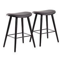 Saddle Counter Height Stool from LumiSource, Set of 2