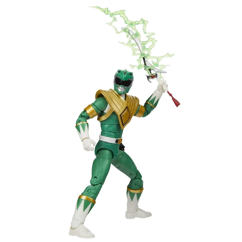 Power Rangers Lightning Collection Mighty Morphin Green Ranger 6-Inch Premium Collectible Action Figure Toy with Accessories