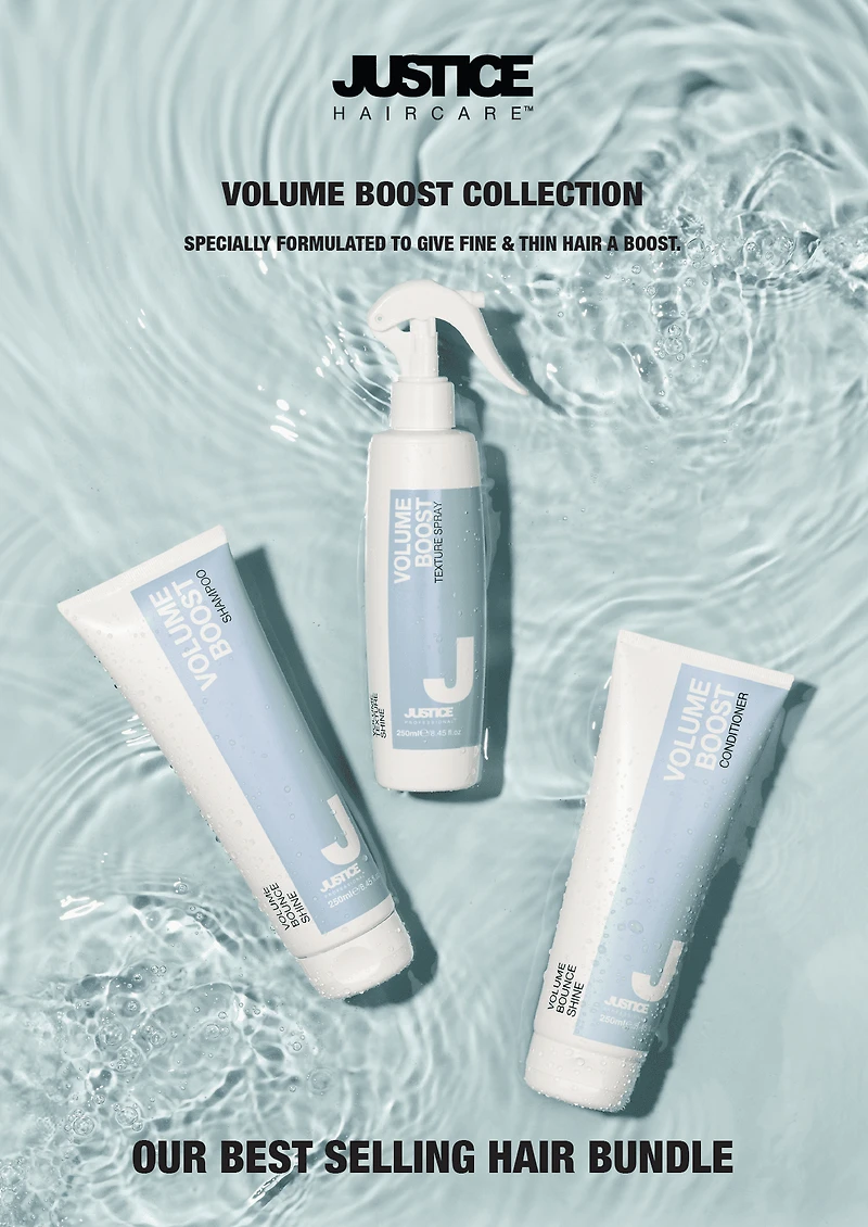 Justice Hair Care Revitalisant Volume Boost Bouteille Pompe 250 ml