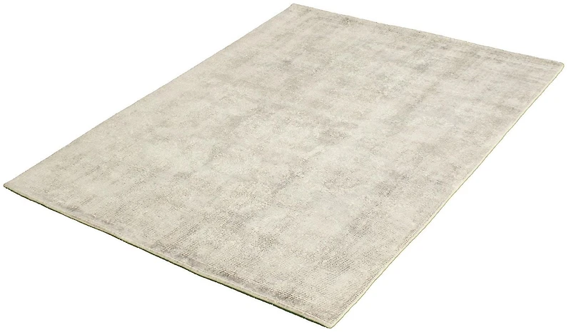 ECARPETGALLERY Tapis Noué à la Main pour Salon, Salle à Manger et Chambre à Coucher Transitionnel Collection Éternité 5'4" x 7'6" en Ivoire