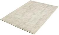 ECARPETGALLERY Tapis Noué à la Main pour Salon, Salle à Manger et Chambre à Coucher Transitionnel Collection Éternité 5'4" x 7'6" en Ivoire