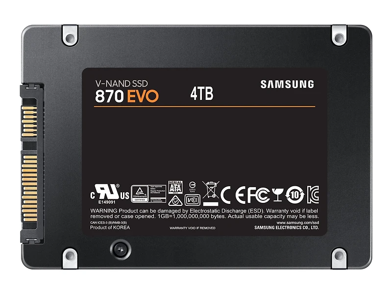 Disque SSD interne Samsung 870 EVO 4 To SATA III