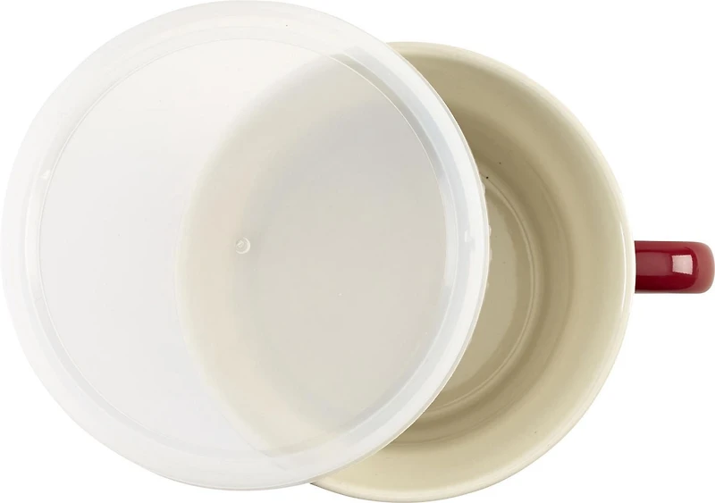 Grande tasse avec couvercle Oven FreshMD de Good Cook en grès