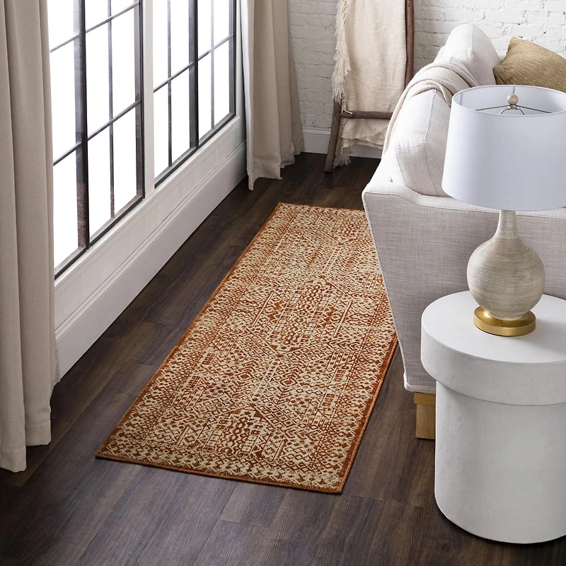 Mohawk Home Townsent Grey Polyester Area Rug