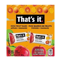 That's it. Mini Barre de Fruits à la Mangue 8 Barres 20 g