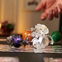 Bakugan Legends, Nova Dragonoid X Nillious (Clear), Light Up Bakugan Action Figures, 1 Character Card and Metal Gate Card, Kids Toys for Boys Ages 6 and Up