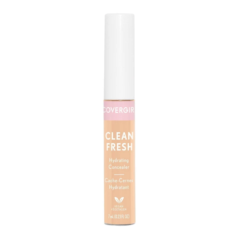COVERGIRL - Clean Fresh Hydrating Concealer, Formulated without Parabens, Sulfates, Mineral Oil & Talc, Infused with Coconut Milk & Aloe Extracts, 100% Vegan & Cruelty-Free, Radiant & hydrating concealer