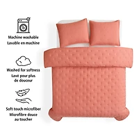Mainstays 2-Piece Comforter Set, Terracotta Dream, Twin, Twin