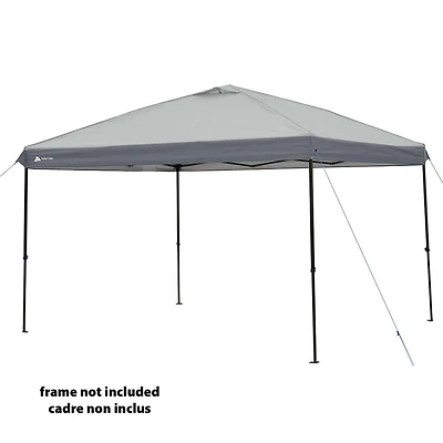 Dessus d'auvent avec aération à pieds droits Ozark Trail 3,7 m x 3,7 m - cadre non inclus, GRIS