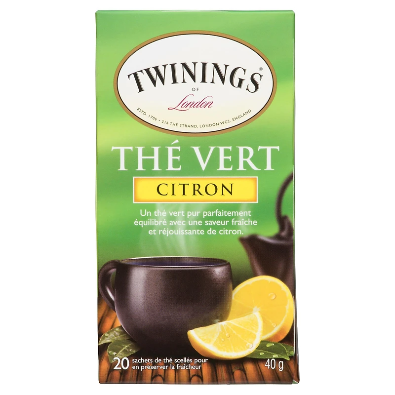 Twinings Thé vert au citron