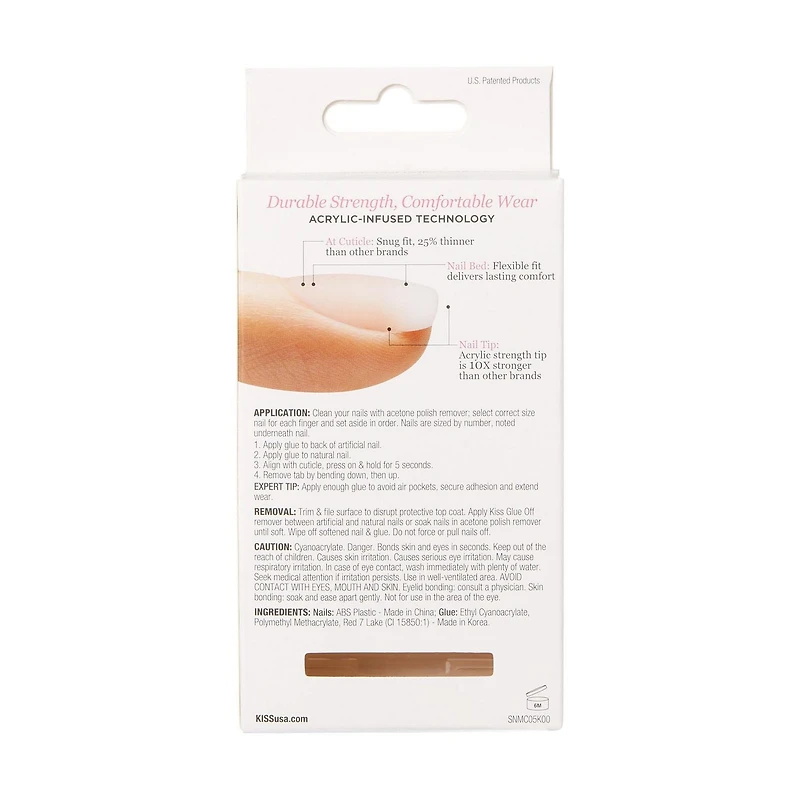 KISS Salon Acrylic - 28 faux ongles, longs