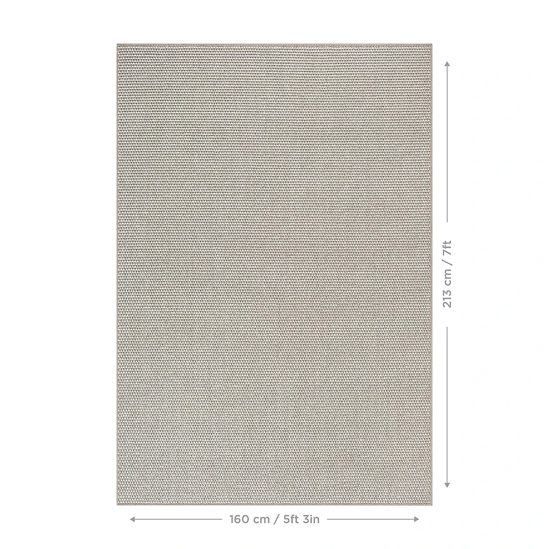 Mainstays Mira Beige Area Rug, 5’ x 7’