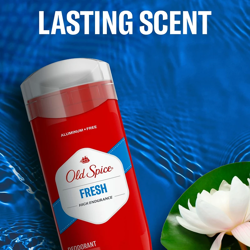 Old Spice High Endurance Deodorant for Men, Aluminum Free, 48 Hour Protection, Fresh Scen