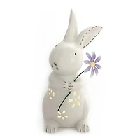 CERAMIC RABBIT PURPLE TABLE
