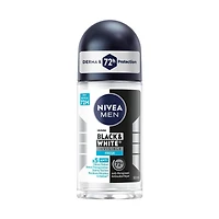 NIVEA MEN Déodorant antisudorifique 72 h à bille Black & White Invisible, Fresh 50ml