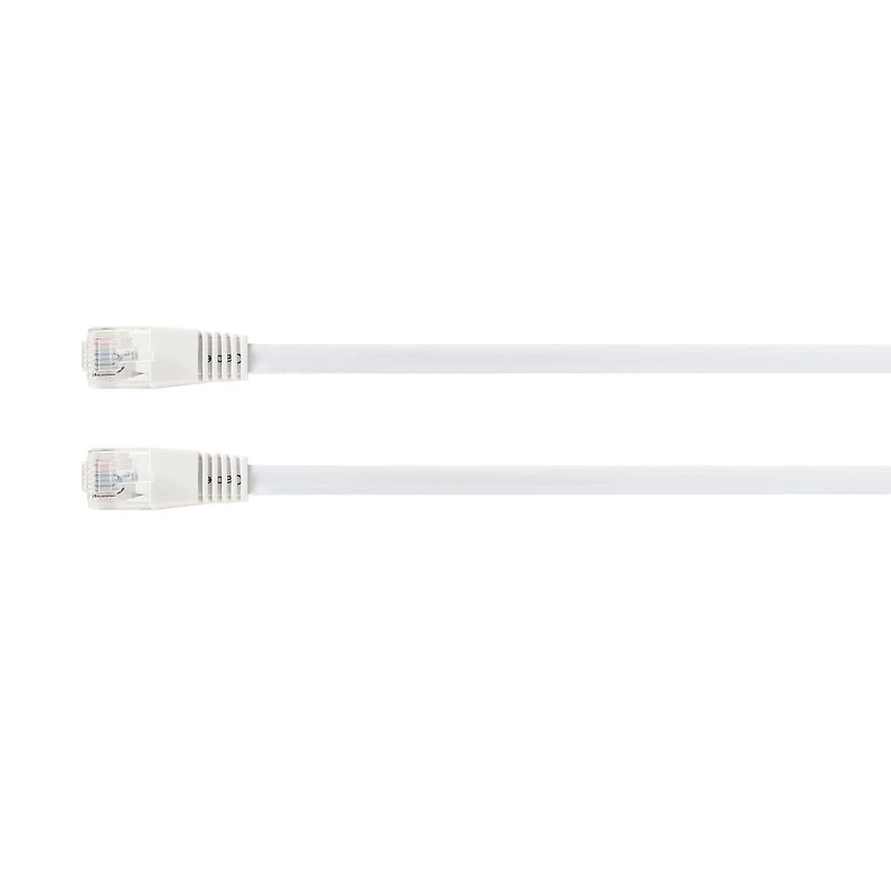 Onn Flat 50 FT/15.25 m CAT6 Networking Cable - White