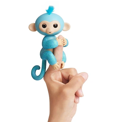 Jouet bébé singe scintillant Amelia de Fingerlings