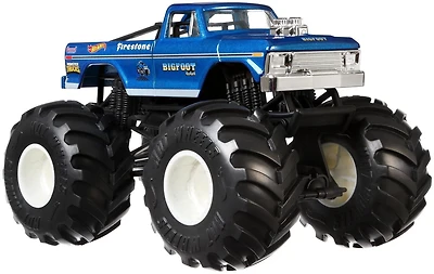 Hot Wheels Monster Trucks Véhicule Big Foot 4x4x4