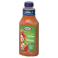 Vinaigrette Italienne Piquante, Bouteille KRAFT LIQUID DRESSING Zesty Italian