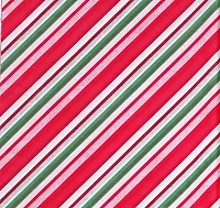 Papier de soie rouge, vert et blanc de Noël Holiday Time, paquet de 6 HOLIDAY TIME PL PAPIER SOIE RAYE 6UN