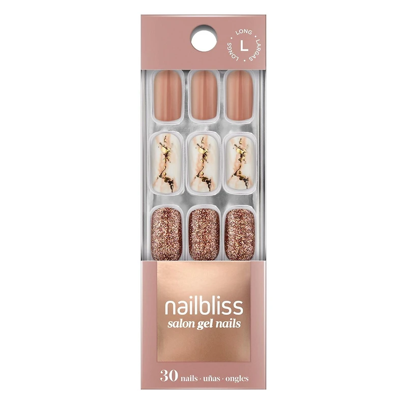 DASHING DIVA - GEL NAIL - MOODY MARBLE Ongles prêts- à- coller