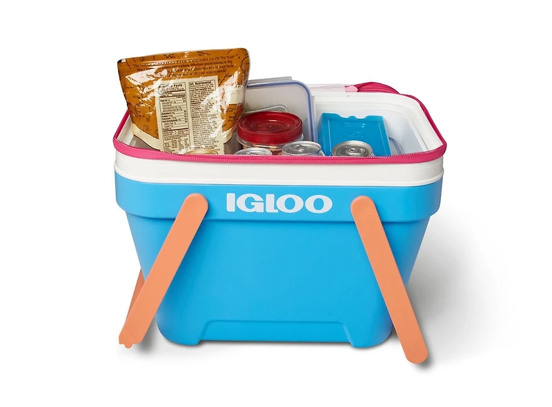 Igloo 25 Quart Picnic Basket Cooler, Cooler