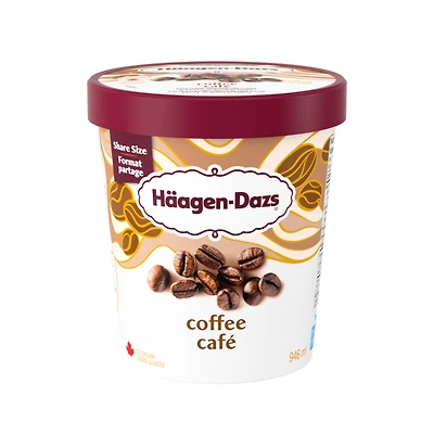 Crème glacée au café, confectionnée au Canada avec des produits laitiers 100 % canadiens. 0.9 L