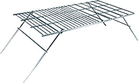 Grille de camping pliante en acier nickelé moyenne de Coghlan's - Grille légère et portable pour le camping et la randonnée